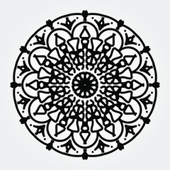 decorative concept abstract mandala illustration. EPS 10