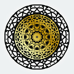 decorative concept abstract mandala illustration. EPS 10