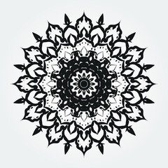 decorative concept abstract mandala illustration. EPS 10