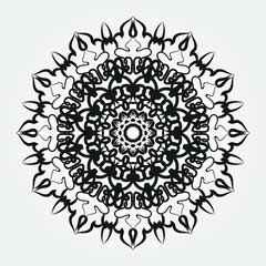 decorative concept abstract mandala illustration. EPS 10