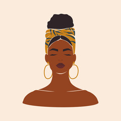 Portrait of an african american woman