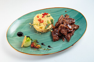 rice with meat
