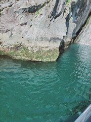rock in the sea