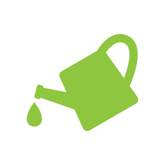Obraz premium green watering can icon