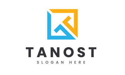 Tanost T Letter Template