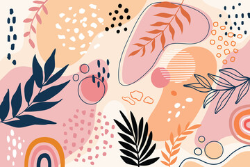 	
Color splash abstract background for design.Template banner and cover for social media ad, template special promo new arrival sale.