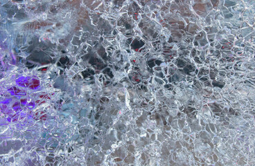 illustrated frozen ice texture, ice patterns