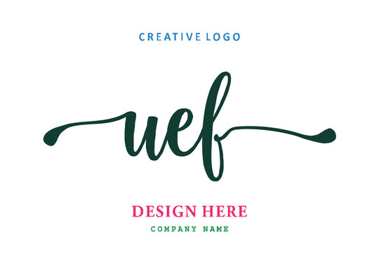 UEF lettering logo is simple, easy to understand and authoritative
