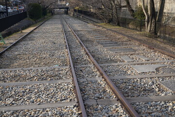 Fototapeta premium 京都 蹴上インクライン