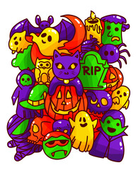 halloween doodle
