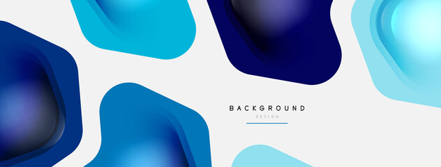 Color arrow shapes on white backdrop. Minimal geometric abstract background. Vector illustration for wallpaper banner background or landing page