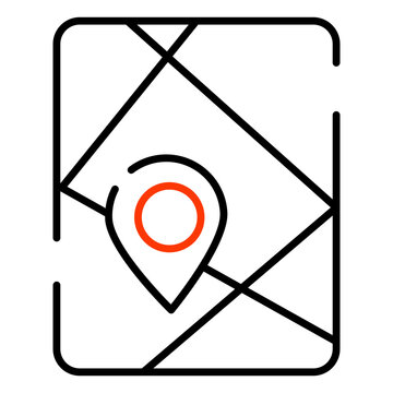 a ar icon of map