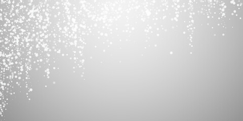 Beautiful falling snow Christmas background. Subtl