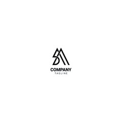 triangle monogram logo