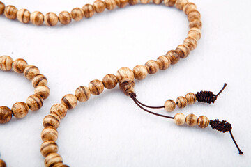 Buddhist Bead Bracelet white background