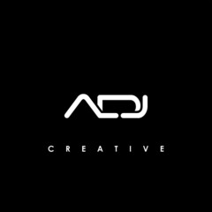 ADJ Letter Initial Logo Design Template Vector Illustration