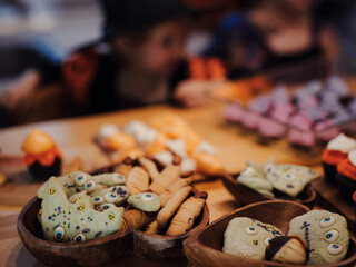 halloween holiday and childhood concept