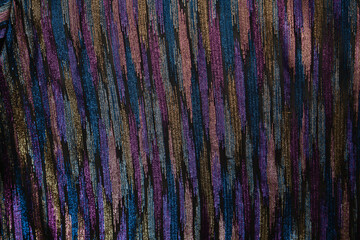 Interesting texture of shiny fabric. Northern Lights