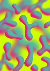 Obraz premium Abstract bubble, liquid background design, fluid, gradient color.