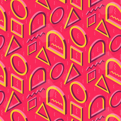 Colourful geometric background pattern