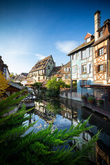 Comar Alsace France - petite venise - obrazy, fototapety, plakaty