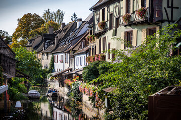 Fototapeta na wymiar Comar Alsace France - petite venise