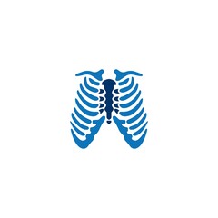 Human ribs icon