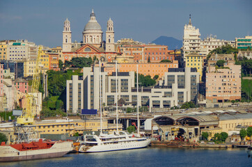 Maintenance refurbishment of luxury passenger ferry cruiseships cruise ship liners in dry dock...