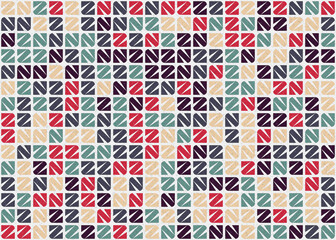 Abstract Geometric Pattern generative computational art illustration