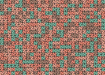 Abstract Geometric Pattern generative computational art illustration