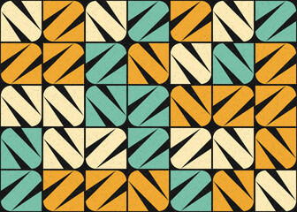 Abstract Geometric Pattern generative computational art illustration