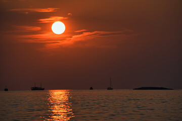 Kroatien Sonnenuntergang