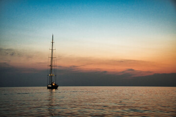 Kroatien Sonnenuntergang