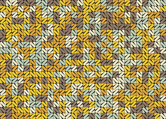 Abstract Geometric Pattern generative computational art illustration