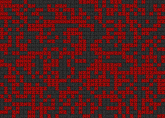 Abstract Geometric Pattern generative computational art illustration