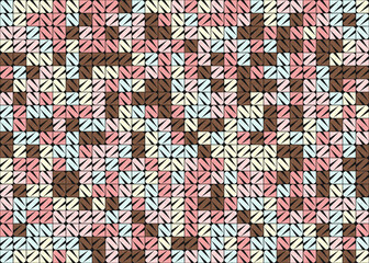 Abstract Geometric Pattern generative computational art illustration