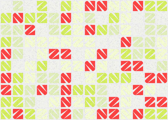 Obraz premium Abstract Geometric Pattern generative computational art illustration