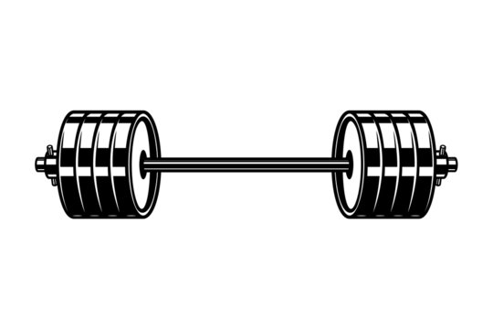 Vintage Fitness Fit Flex Gym Barbell Stock Vector (Royalty Free) 2330498495