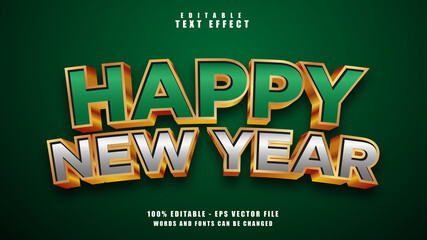 Happy New Year Text Effect Style