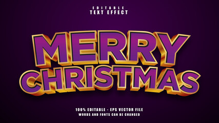 Merry Christmas Text Effect Style