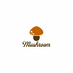 Mushroom Logo Template Design Vector, Emblem, Design Concept, Creative Symbol, Icon