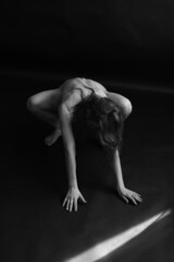 person in the studio