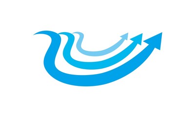 arrow flow vector icon