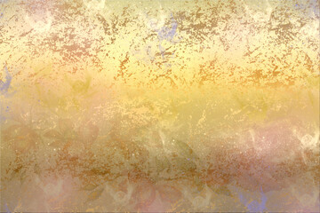 Golden Abstract  decorative paper texture  background  for  artwork  - Illustration