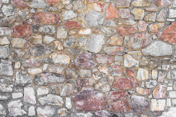 Irregular stone wall
