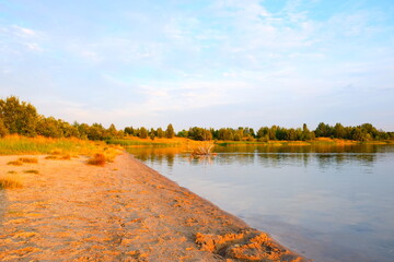 Abendstimmung am Schladitzer See 
Leipzig
