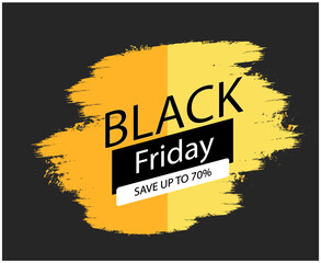 Black Friday Design Vector Holiday illustration advertising 29 November abstract Sale