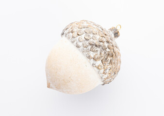 Christmas balls isolated on white background.