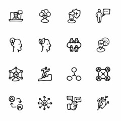 hand drawn Icons - Doodles, vector