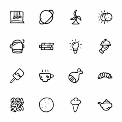 hand drawn Icons - Doodles, vector